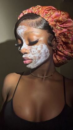 Woman with face mask applied - Ogachi